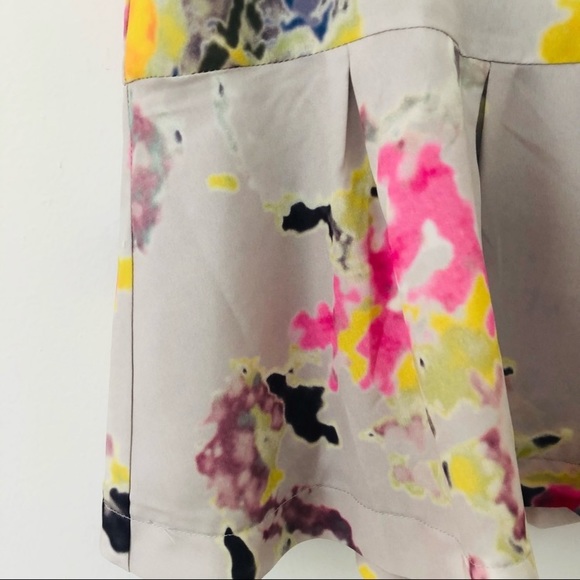 NWT Tinley Road Skirt Rainbow Watercolor Mini Tennis Gray Yellow Pink Purple - Picture 9 of 11